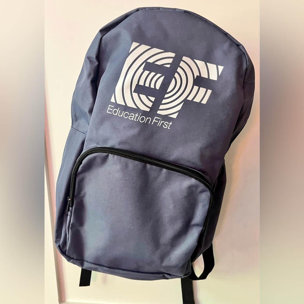 Education First Canvas Backpack
